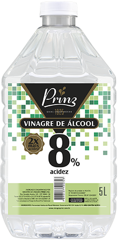 VINAGRE PRINZ ALCOOL 8% ACIDEZ 5LT