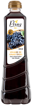 VINAGRE PRINZ VINHO TINTO 6% ACIDEZ 500ML