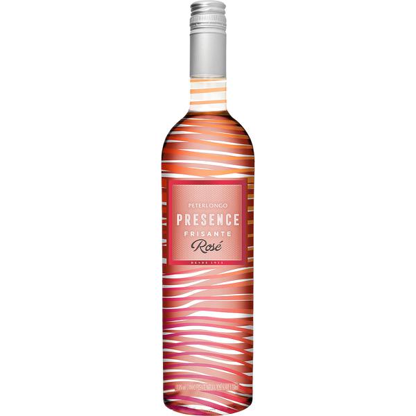 VINHO PETERLONGO PRESENCE FRISANTE ROSE SUAVE 750ML