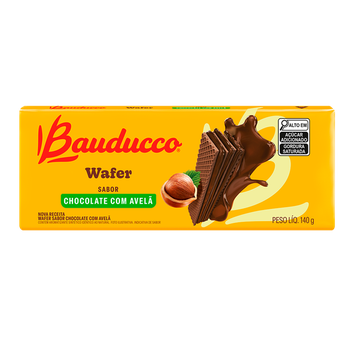 WAFER BAUDUCCO CHOCOLATE C/AVELA 140