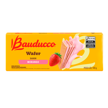 WAFER BAUDUCCO MORANGO 140G