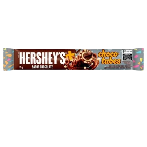WAFER HERSHEY'S CHOCOTUBES AO LEITE 25G