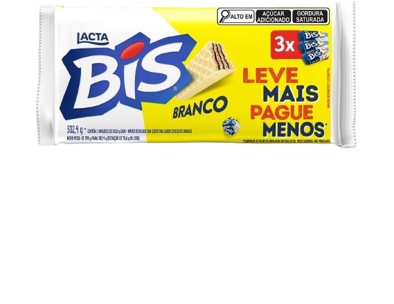WAFER LACTA BIS LAKA LEVE MAIS PAGUE MENOS 302,4G