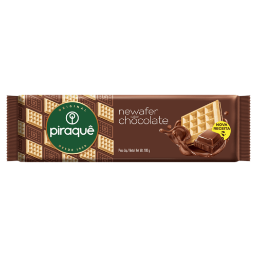 WAFER PIRAQUE NEWAFER CHOCOLATE 100G