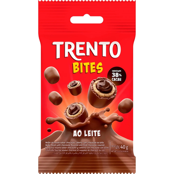 WAFER TRENTO PECCIN BITES AO LEITE 40G
