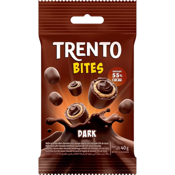 WAFER TRENTO PECCIN BITES DARK 40G