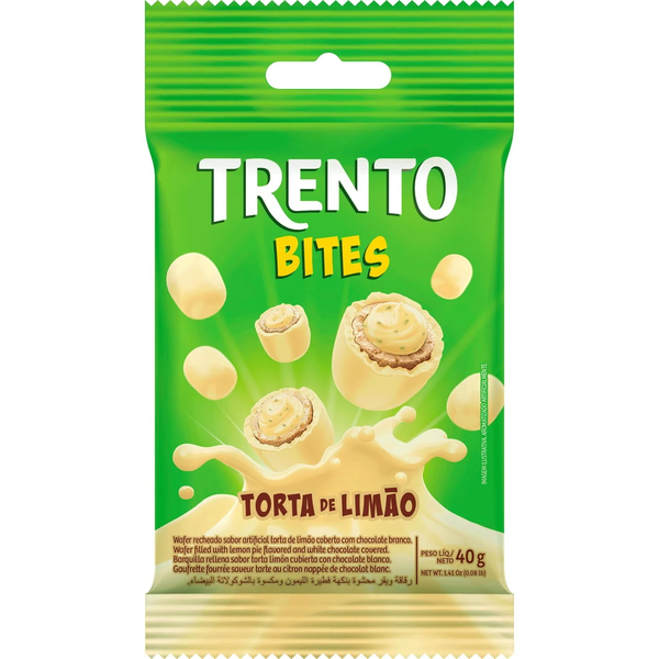 WAFER TRENTO PECCIN BITES TORTA LIMAO 40G