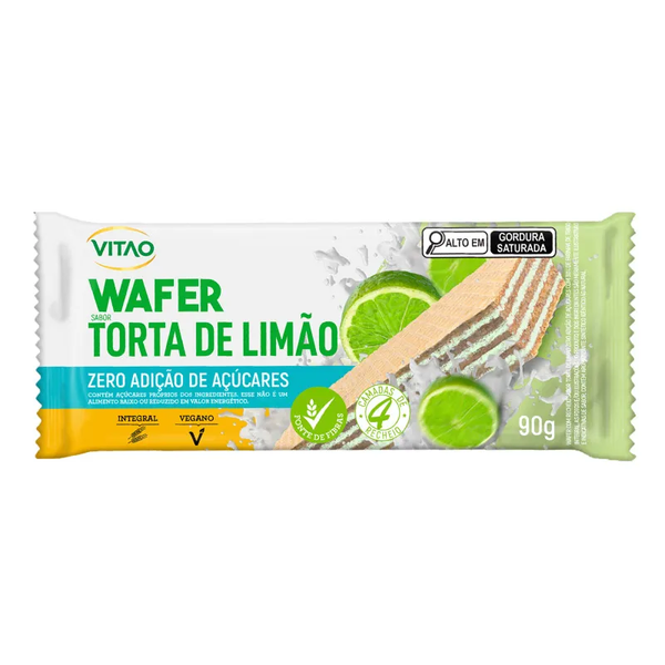 WAFER VITAO ZERO TORTA DE LIMAO 90G