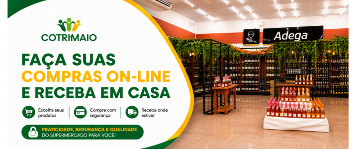 Faça suas compras sem sair de casa