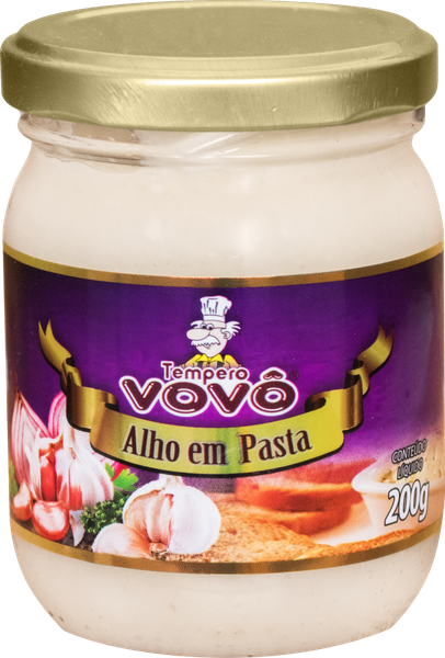 ALHO EM PASTA VOVO VD 200G