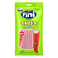 BALA FINI TUBES AZEDISSIMO MORANGO E LIMAO 80G