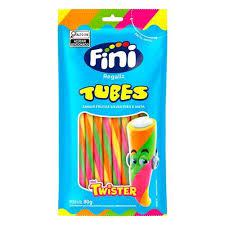 BALA FINI TUBES TWISTER FRUTAS SILVESTRES/NATA 80G