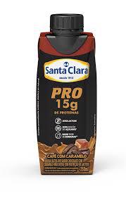 BEBIDA UHT SANTA CLARA PRO 15G CAFE/CARAMELO 250ML
