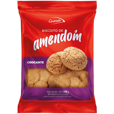 BISCOITO CASAREDO AMENDOIM 250GR