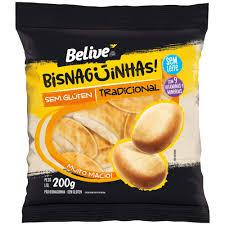 BISNAGUINHA BELIVE SEM GLUTEN TRAD 200G