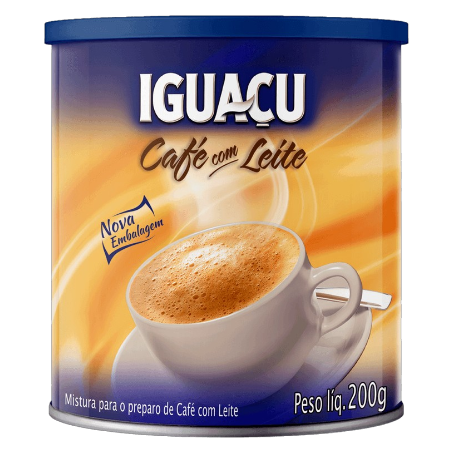 CAFE IGUACU C/LEITE LATA 200GR