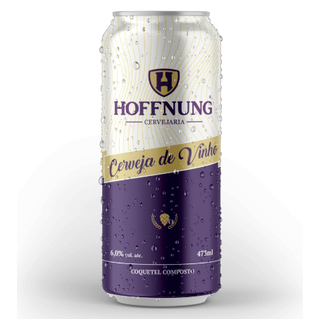 CERVEJA HOFFNUNG COQUETEL DE VINHO BORDO 473ML