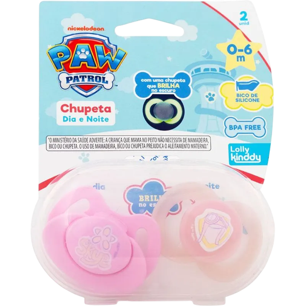 CHUPETA LOLLY PATRULHA CANINA ROSA