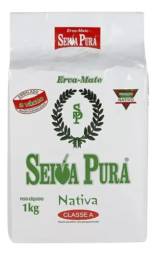 ERVA MATE SEIVA PURA A VACUO PREMIUM 1KG