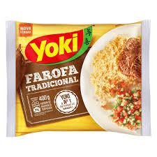 FAROFA YOKI MANDIOCA TEMP TRADICIONAL P350G/L400G