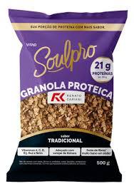 GRANOLA PROTEICA SOULPRO TRADICIONAL 500G