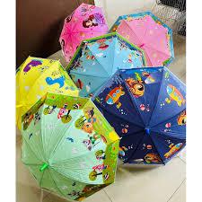 GUARDA CHUVA INFANTIL C/COBERTURA DE TECIDO F1079