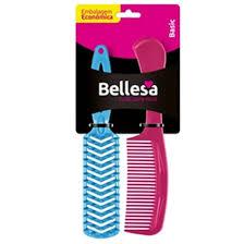 KIT P/CABELO BELLESA ESC.FLEX RETA + PENTE