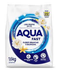 LAVA ROUPAS AQUAFAST FLORES BCAS E BAUNILHA 1,6KG