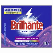 LAVA ROUPAS BRILHANTE CUIDADO TOTAL 800G
