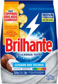 LAVA ROUPAS BRILHANTE DELICADEZA TOTAL 1,6KG