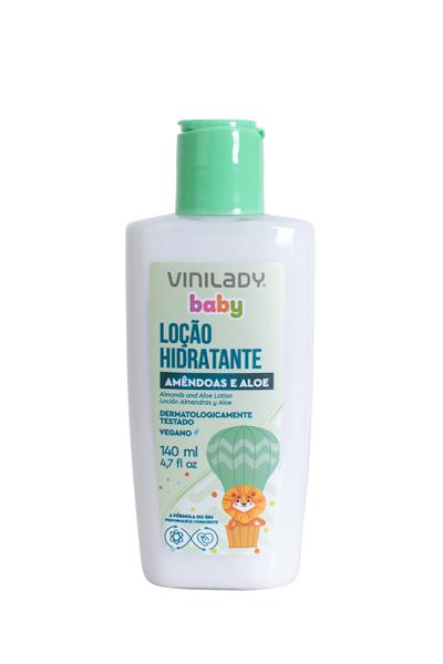 LOCAO HIDRA. VINI LADY BABY AMEND E ALOE 140ML