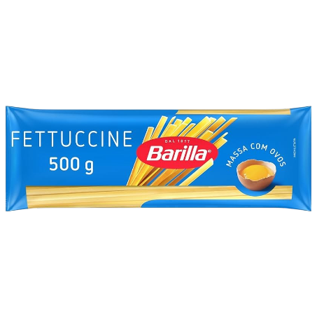 MASSA BARILLA C/OVOS FETTUCCINE 500G