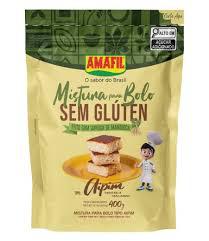 MISTURA P/BOLO AIPIM S/GLUTEN AMAFIL 400G