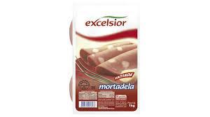 MORTADELA EXCELSIOR FATIADA C/GORDURA 1KG