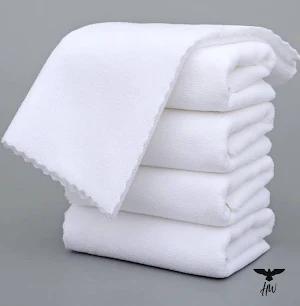 PANO PINHEIRO MICROFIBRA AVELUDADA BRANCA 40X60CM