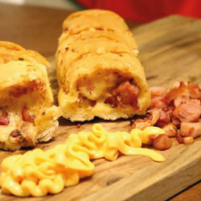 PAO DE ALHO DOCEOLI C/CHEDDAR E BACON 400GR
