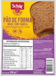 PAO DE FORMA SCHAR MACA E CANELA 200GR