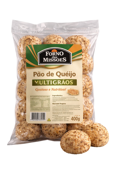 PAO DE QUEIJO MULTIGRAOS FORNO DAS MISSOES CON 400