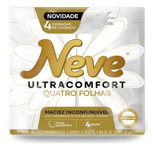 PAPEL HIG.NEVE ULTRA COMFORT QUATRO FOLHAS C/4