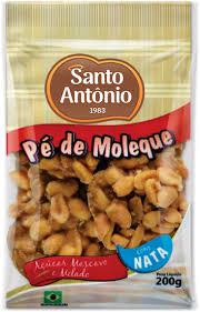 PE DE MOLEQUE SANTO ANTONIO C/ACUCAR MASCAVO 160G