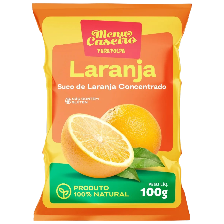 POLPA FLORESTA LARANJA 400G
