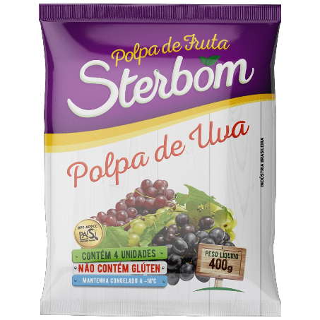 POLPA FLORESTA UVA 400G
