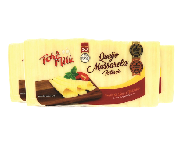 QUEIJO MUSSARELA TCHE MILK PEDACO KG