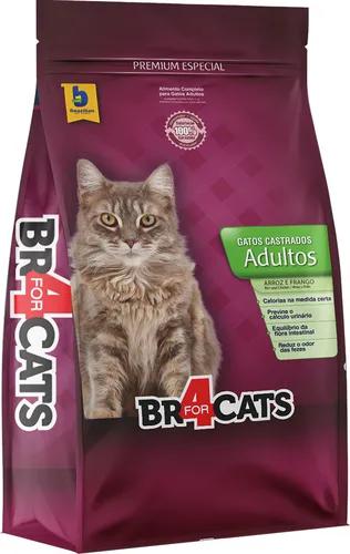 RACAO GRANEL BR4CATS CASTRADO KG