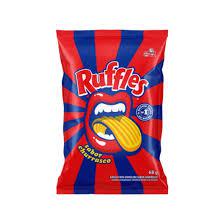 SALGADINHO ELMA CHIPS RUFFLES CHURRASCO 68G