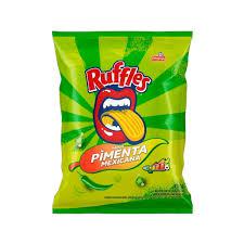 SALGADINHO ELMA CHIPS RUFFLES PIMENTA MEXICANA 30G