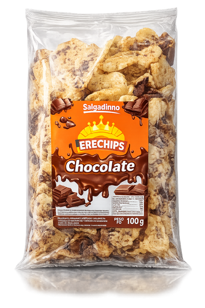 SALGADINHO ERECHIPS CHOCOLATE 100G