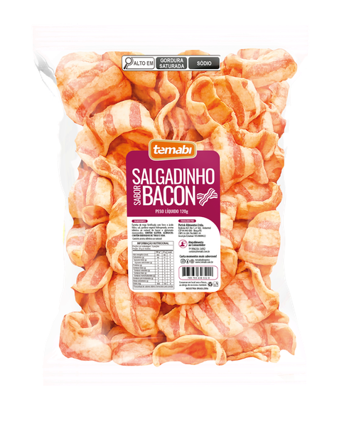 SALGADINHO TEMABI BACON 120G