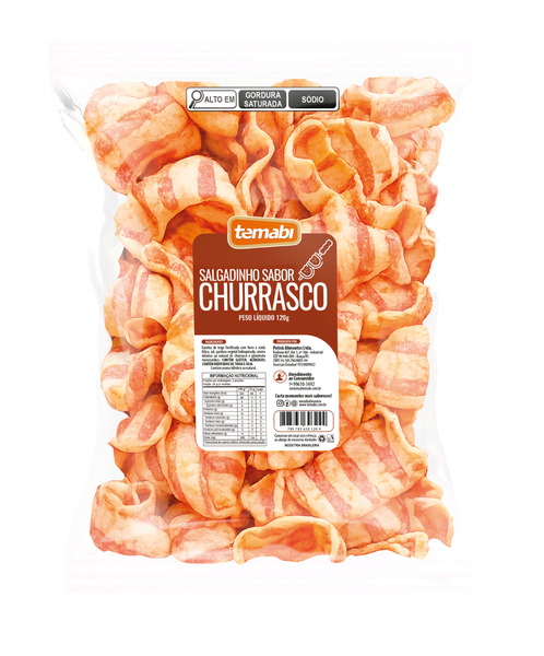 SALGADINHO TEMABI CHURRASCO 120G