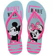 SANDALIA HAVAIANAS SLIM DISNEY AZUL/ROSA 37/8